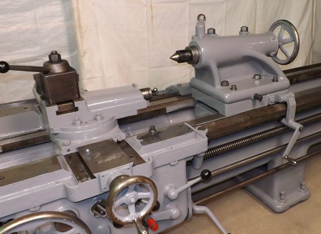 30" x 234" (19'6") SIDNEY ... LATHE 2-1/4" SPINDLE HOLE